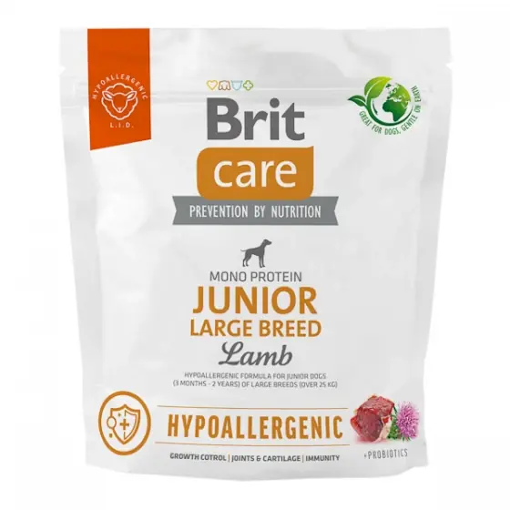 Ofertă specială Brit Care Dog Hypoallergenic Junior Large Breed 1 kg
