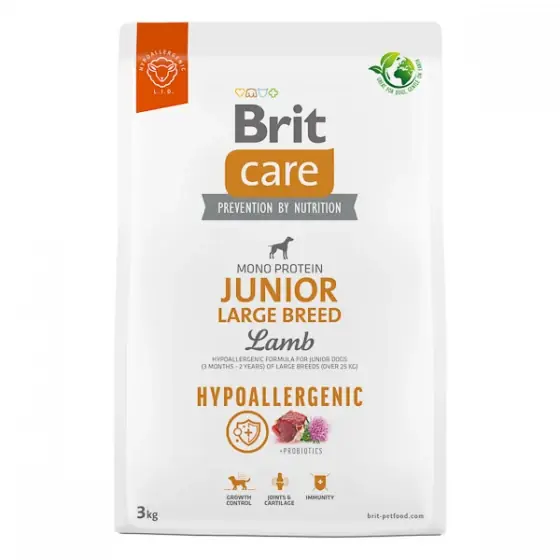 Nu rata Brit Care Dog Hypoallergenic Junior Large Breed 3 kg
