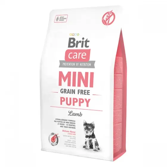 Brit Care Mini Grain Free Puppy Lamb 2 kg Popular