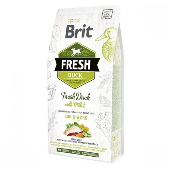 Nu rata Brit Fresh Duck and Millet Active 2.5 kg