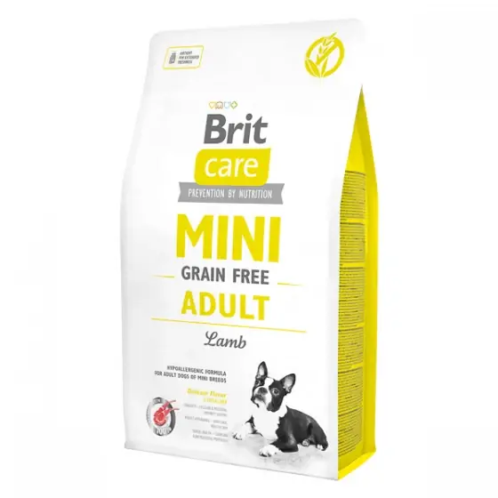 Livrare expres Brit Care Mini Grain Free Adult Lamb 2 kg