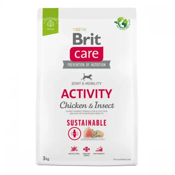 Doar azi Brit Care Dog Sustainable Activity 3 kg