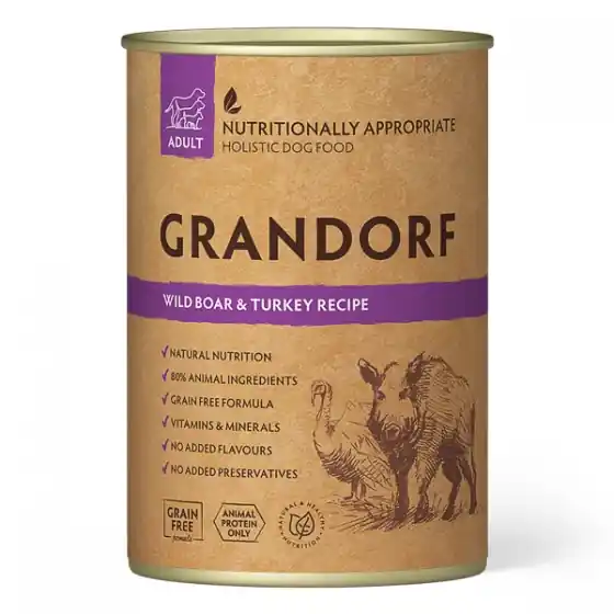 GD-Dog - Wild Boar & Turkey - 400 g Cumpărături sigure
