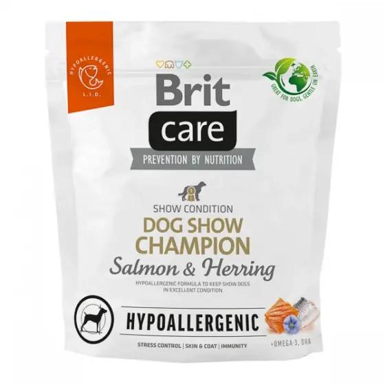 Bestseller Brit Care Dog Hypoallergenic Dog Show Champion 1 kg
