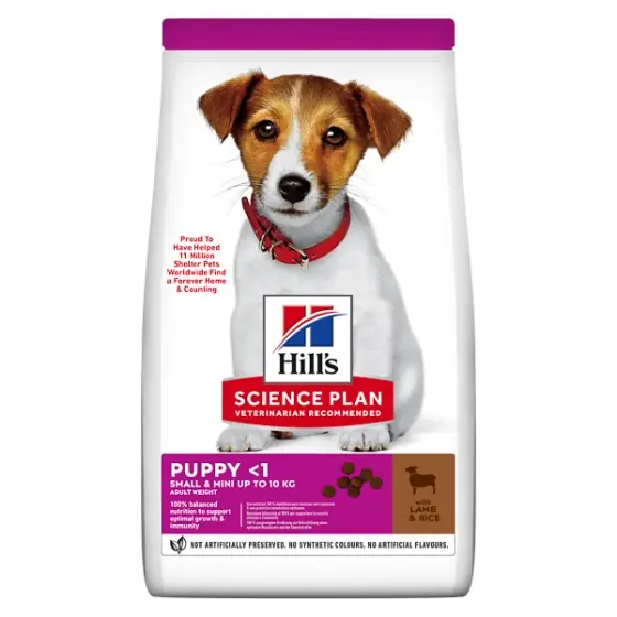 Comandă acum Hill's SP Canine Puppy Small and Mini Lamb and Rice 6 kg