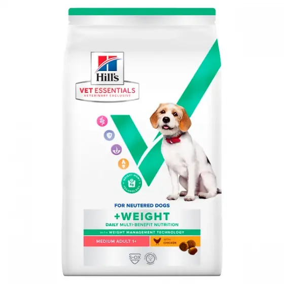 Ieftin Hill's VE Canine Adult Weight & Neutered Medium Chicken 2 kg