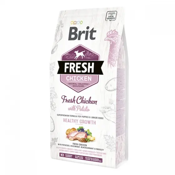 Brit Fresh Chicken and Potato Puppy 2.5 kg Expediere rapidă