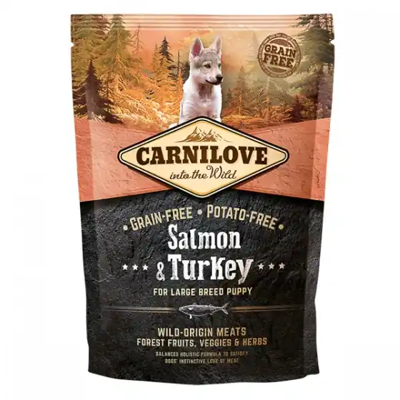 Carnilove Salmon and Turkey Large Breed Puppy 1.5 kg Cel mai bun preț
