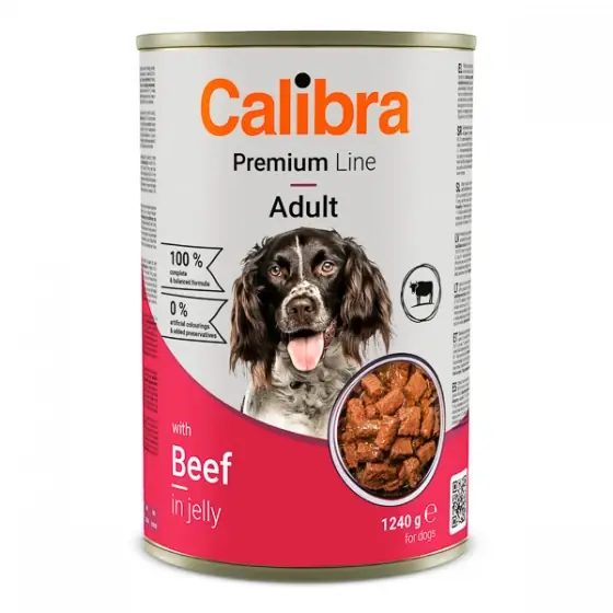 Reducere de preț Calibra Dog Premium Can with Beef 1240 g