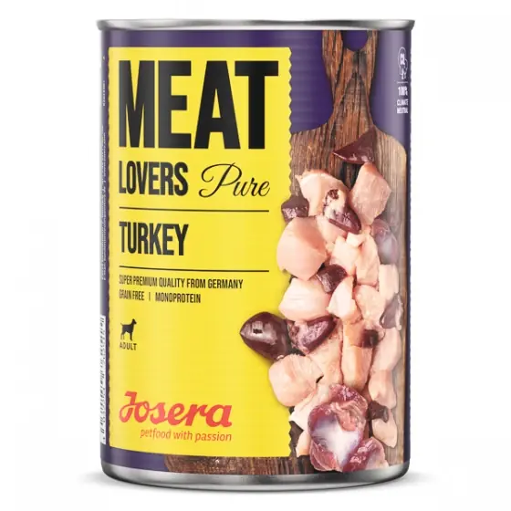 Josera Meatlovers Pure Turkey 6 x 800 g Ofertă specială