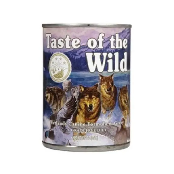 Taste of the Wild CV Wetlands Canine, Conserva, 4 x 390 g Mai ieftin