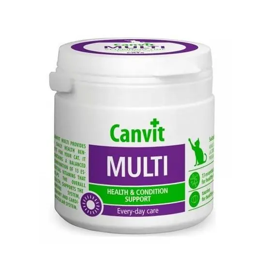 Supliment nutritiv pentru pisici Canvit Multi 100 g Cumpărături sigure