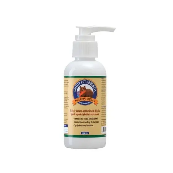 Ulei de somon Grizzly, 125ml Ultima șansă