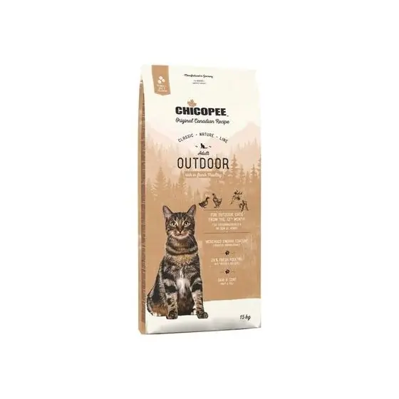 Expediere rapidă Hrana uscata pentru pisici Chicopee Cat CNL Adult Outdoor Poultry 15 kg