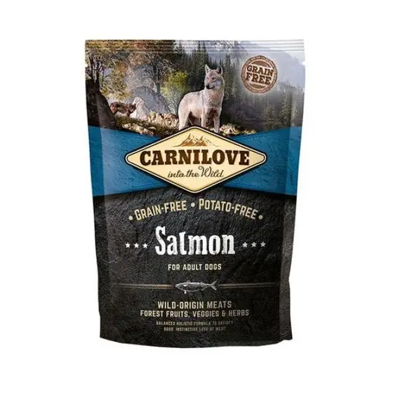 Hrana uscata pentru caini Carnilove, Adult, Somon, 1.5 Kg Ofertă exclusivă