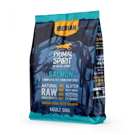Hrană uscată Premium pentru câine Primal Spirit, cu somon si porc iberic, 12 kg Ultima șansă