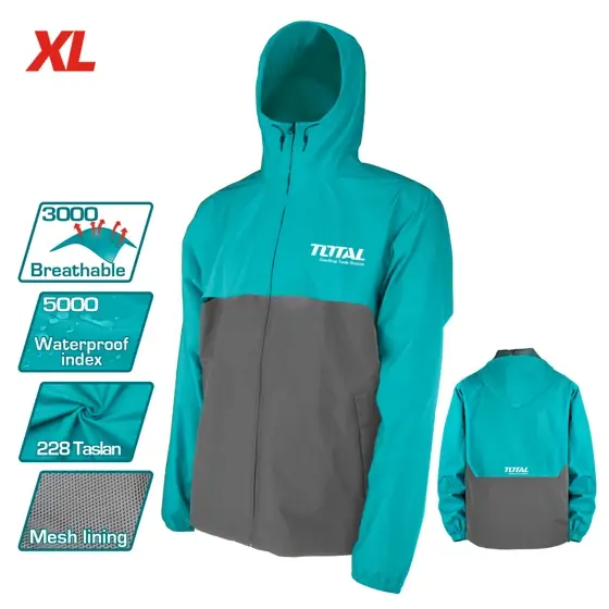 Jachetă TOTAL, verde - gri, XL Reducere de preț