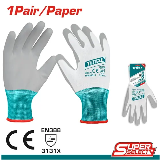 Super ofertă Mănuși de lucru, palma PU, TOTAL, XL