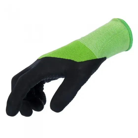 Cel mai vândut Manusi de gradina Bamboo, negru/verde Marime S