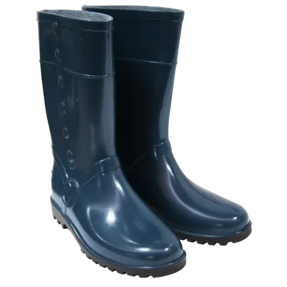 Lichidare de stoc Cizme din PVC Albastre Dama C10 - M: 36; H[cm]: 28;