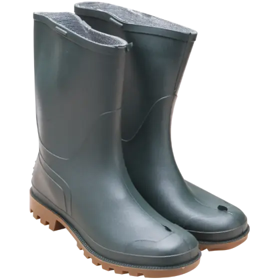 Ieftin Cizme Kaki-Ambra pt Protectie din PVC C06 - M: 43; H[cm]: 28;