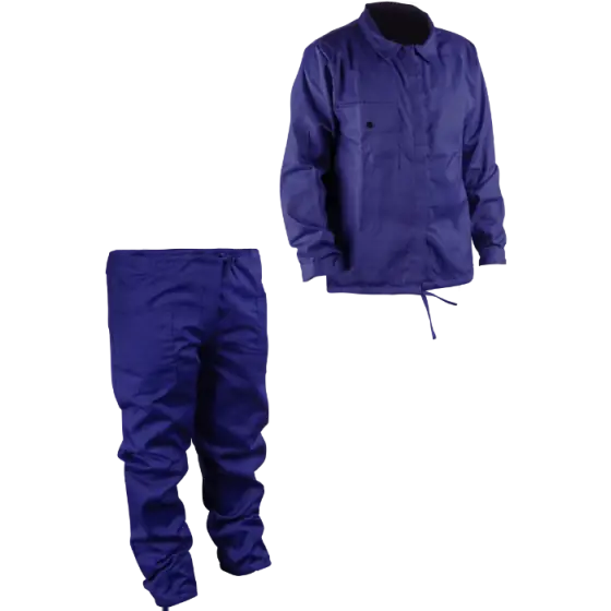Costum Bleumarin Haina si Pantalon Simplu - M: 50; Super ofertă