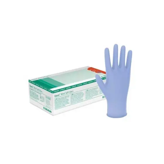 Manusi examinare Vasco Nitril Soft Blue, marimea S, 200 buc/cutie Doar azi