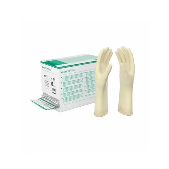 Manusi chirurgicale Vasco OP Powdered, marimea 6.5, cutie 50 perechi Nu rata