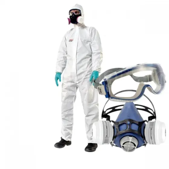 Livrare expres Kit Honeywell VALUAIR Plus - Semimasca Honeywell Valuair + 1 set de filtre ABEK + 1 Combinezon MUTEX marimea S(44-46) + 1 Ochelari MAXX Pro