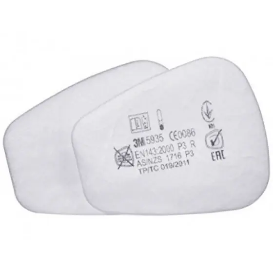 Prefiltre 3M P3 5935 pentru protectie filtre la pulberi, set 2 bucati Ultima șansă