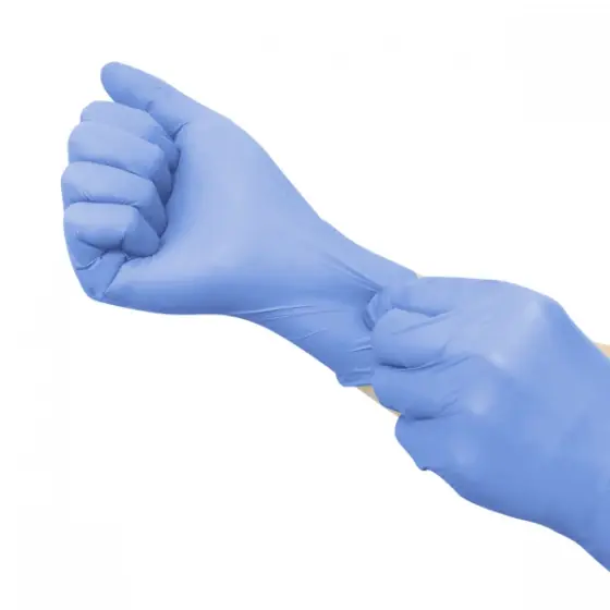 Manusi de examinare din nitril, nepudrate, albastre, XS, 200 buc/set Ofertă limitată