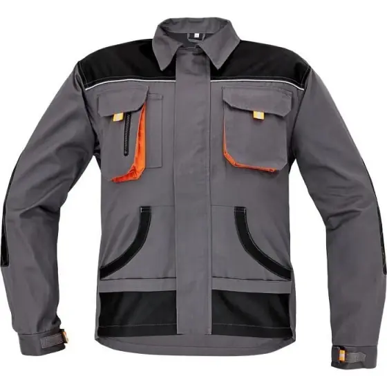 Jachetă de lucru Carl BE-01-002, gri/negru, 60 Reducere extra