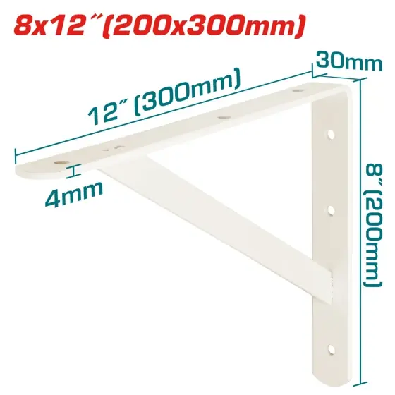 TOTAL Consolă de raft pentru sarcini grele, 20 x 30 cm Doar azi
