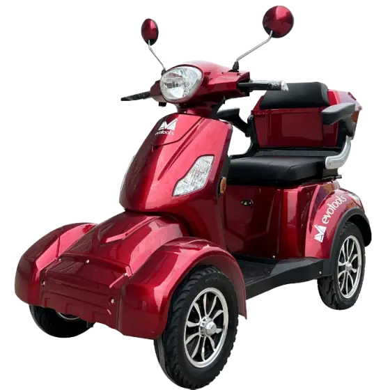 Preferatul clienților Cvadriciclu electric persoane Azima CVP1000, autonomie 35-45 km, 1000 W, rosu