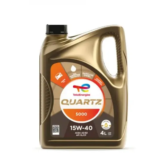 Ulei motor Total QUARTZ 5000 15W40 4L Disponibil imediat
