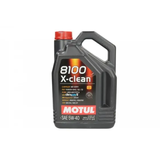Preț promoțional Ulei motor Motul 8100 X-CLEAN 5W40 C3 5L