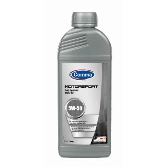 Comandă acum Ulei motor Comma MOTORSPORT 5W50 5L+1L