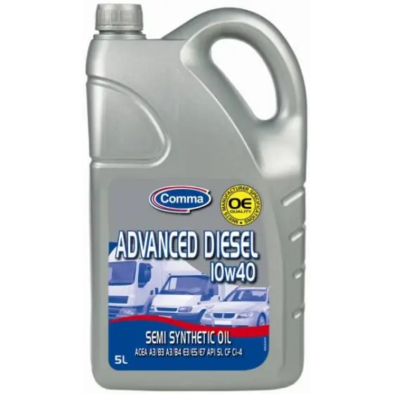 Ulei motor Comma ADVANCED DIESEL 10W40 5L Livrare expres