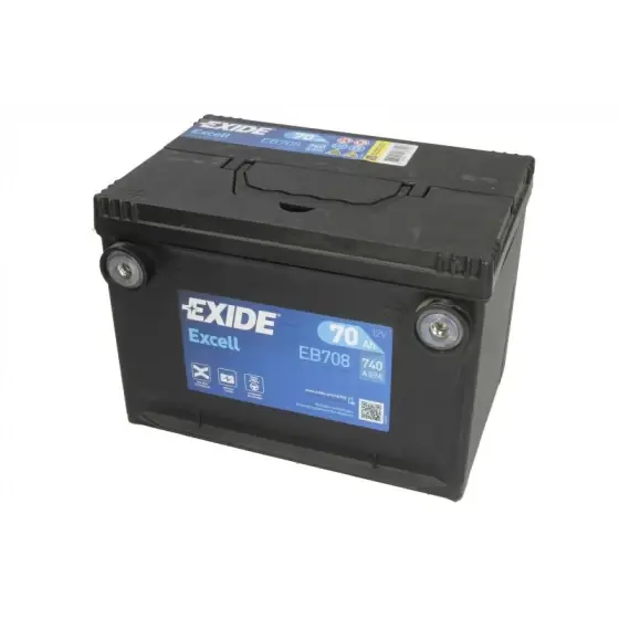 Acumulator Pornire EXIDE 12V EB708 Plată securizată