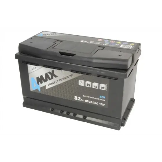 Doar azi Acumulator Pornire 4MAX 12V BAT82/820R/EFB/4MAX