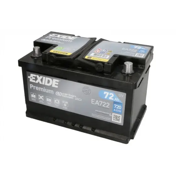 Acumulator Pornire EXIDE 12V EA722 Livrare expres