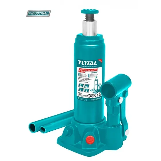 Ofertă de sezon Total - Cric Hidraulic Auto - Butelie - 10T (Industrial)