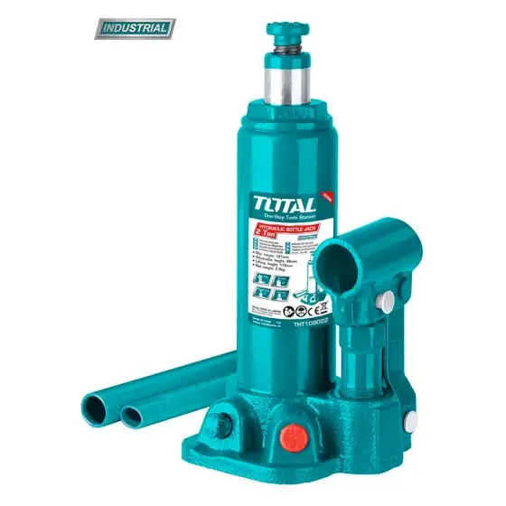 Total - Cric Hidraulic Auto - Butelie - 2T (Industrial) Cumpărături sigure