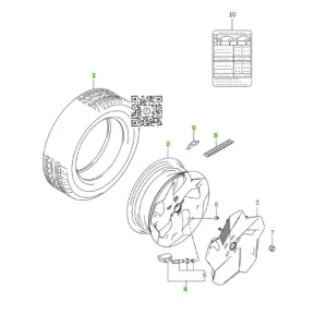 Ieftin ROATA IARNA SENZOR YOKOHAMA 225/55R18 V906 - SUZUKI eVitara 43019-58U05-YOK