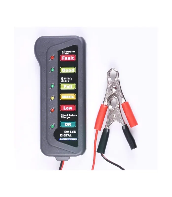 Indicator / Tester Baterie Pentru Motocicleta, ATV, Masina, jetski, motosapa, utilaje agricole. Disponibil imediat