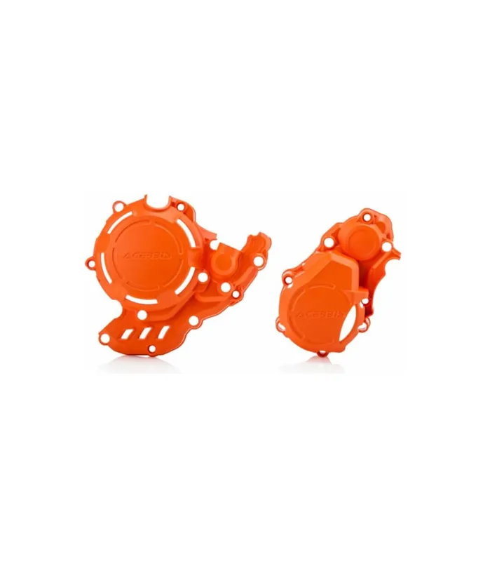 PROTECTOR MOTOR X-POWER KTM EXC-F + HUSQVARNA FE 250-350 17/23 + GASGAS ECF 250/350 21/23 - PORTOCALIU Ofertă limitată