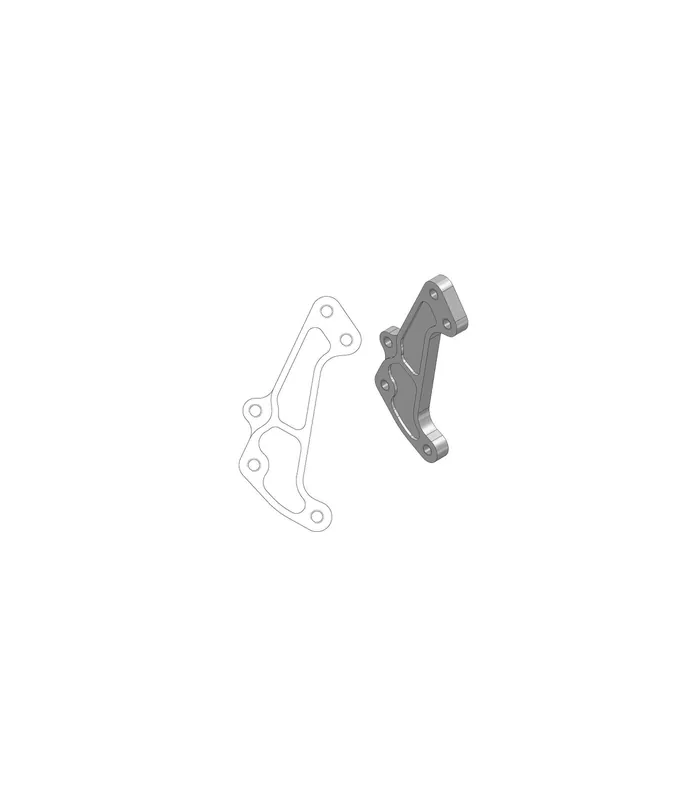 Adaptor Disc Suport Supermoto Racing Negru Mai ieftin