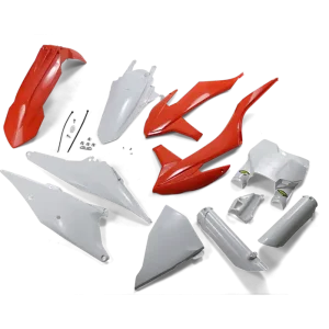 Kit complet caroserie Powerflow portocaliu, alb Promoție