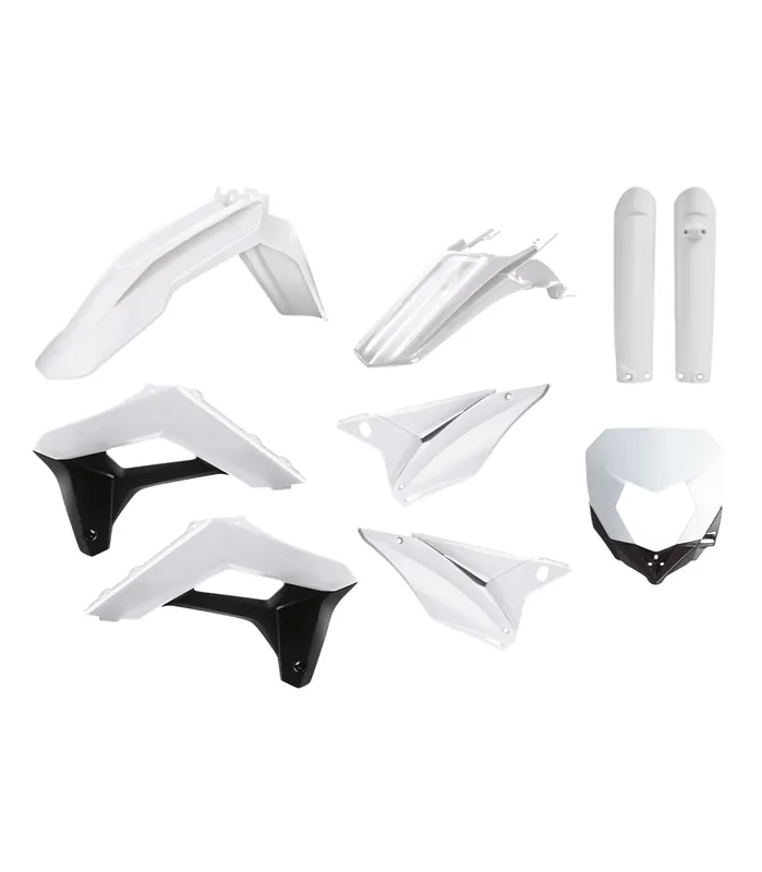 Reducere extra Kit caroserie pentru Sherco negru, alb
