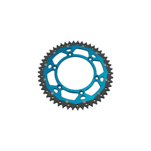 Preț mic Pinion spate dublu, negru, albastru, anodizat